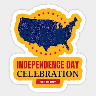 Independence Day celebration, fourth of july, usa, 4th of July Sticker